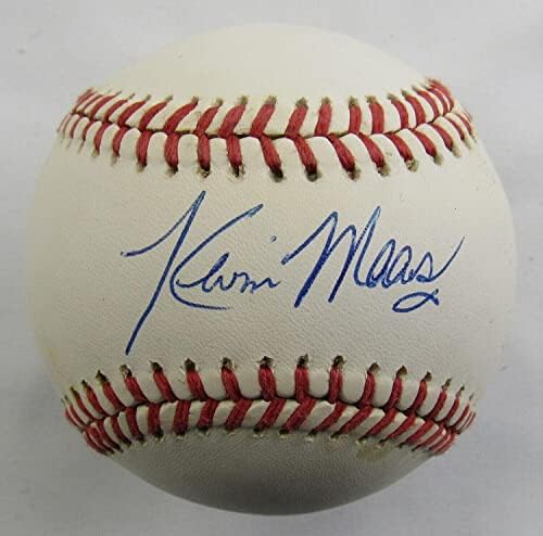 Кевин Маас Подписа Автограф Rawlings Baseball B94 I - Бейзболни топки с Автографи