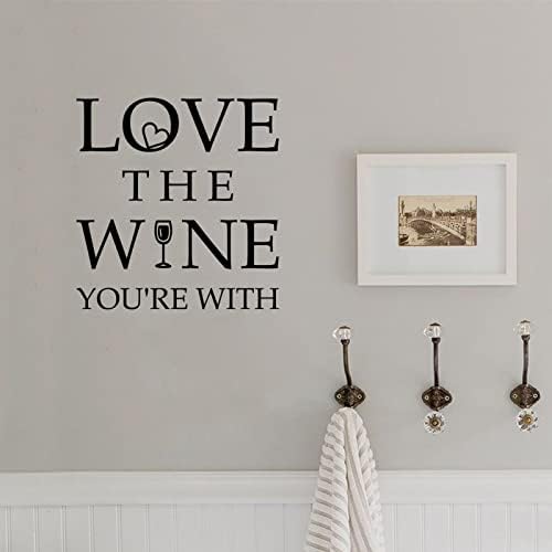 Обичам Вино, с които да общувате, Стикери за стена, Притчи, Стикери За Стена, Стикери Цитати, Стикера на Вратата, Направи си сам, Стенни Художествена Стикер за Кухня, ?