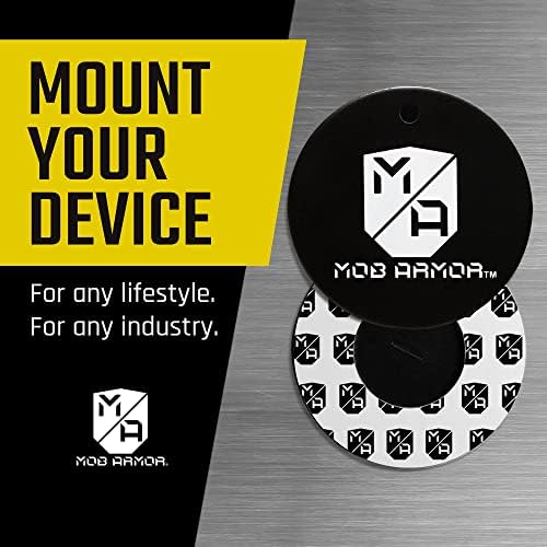 Дискове за закрепване на бронята Mob - Съвместим с MobNetic Pro 90 и магнитно затваряне за телефон Mob за кола - Лепило стоманени джанти за авто аксесоари с магнитно затваряне