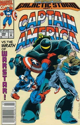 Капитан Америка (1-ва серия) #398 В/NM; Комиксите на Marvel | Операция Галактическата буря 1