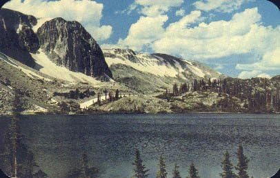 Национален гора Медисин-Bow, Уайоминг, пощенска Картичка