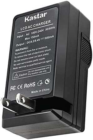 Зарядно устройство Kastar Li-42B LCD AC, съвместим с фотоапарати Olympus Li-40B, Tough 3000, Touch 770SW, TG-310