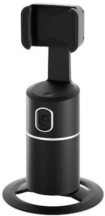 Поставяне и монтиране, BoxWave® [Универсална поставка за селфи PivotTrack360] Завъртане поставка за проследяване на лице за смартфони и таблети - Черно jet black