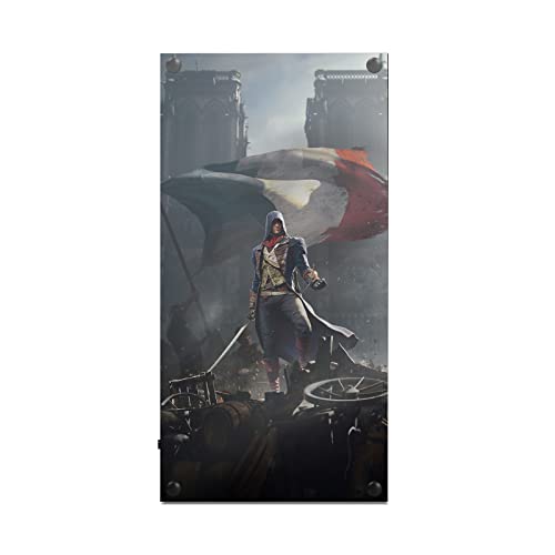 Дизайн на своята практика за главата Официално Лицензиран Assassin ' s Creed Арно Дориан Френски Флаг Unity Key Art Матова повърхност Винил Стикер Детска Стикер на кожата, която