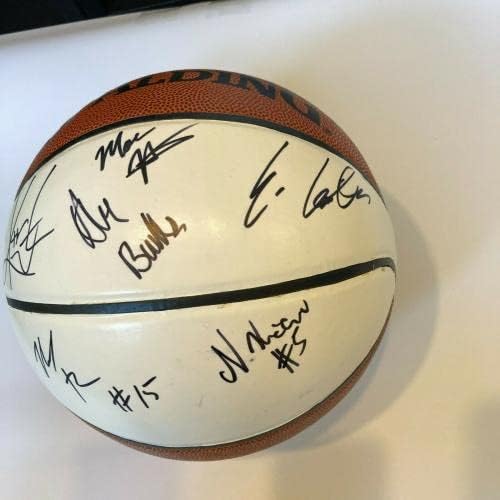 Нов Клас проект на мотика НБА 2011 г. Кайри Ървинг по баскетбол с множество автографи на JSA COA - Баскетболни топки с автографи