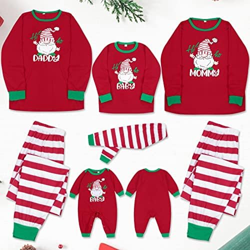 Еднакви Комплекти Коледни Семейни Пижам DIYAGO 2022, тениски с Дълъг Ръкав и Панталони, нощница, Забавен Празничен