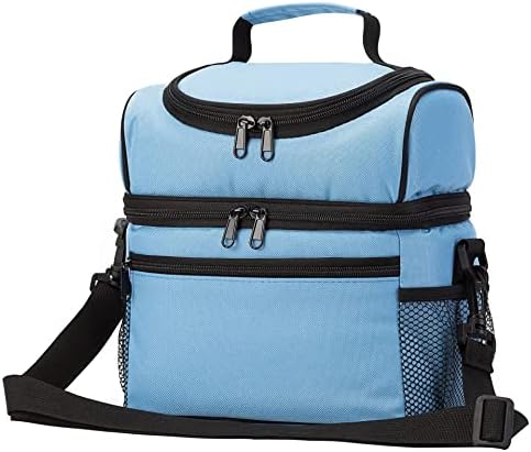 YFQHDD Преносима Самозалепваща чанта за Обяд, Хладилен пакет с лед, Пътна Кутия За Студентски Пикник на Открито, Термобумага, чанта за през рамо (Цвят: A)