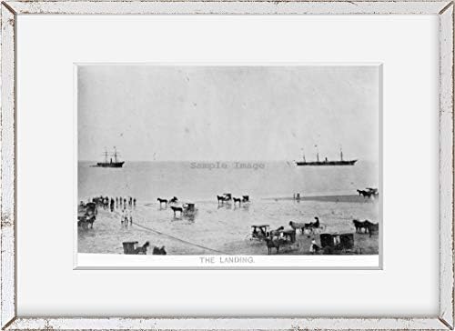 БЕЗКРАЙНИ СНИМКИ Снимка: Кацане на брега | 1869 | Френски Атлантическия кабел | Даксбери, Масачузетс | Историческо