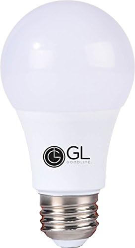 Goodlite G-83349 9W LED A19 Ненасочена 300-Градусная Крушка с мощност 950 lm 41 К, С регулируема яркост, студено Бяло