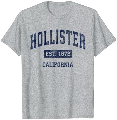 Тениска Hollister California CA в ретро спортен стил на щата Калифорния