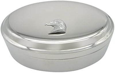 Сребърен Тонированная Ковчег За Бижута с Отложено във формата На Глава на Орел и Птици