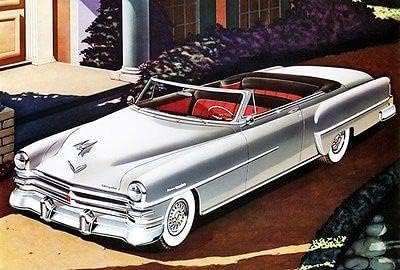 1953 Chrysler New Yorker Deluxe Convertible Coupe - Рекламен магнит за реклама