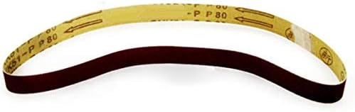 Детайли инструмент 5шт Опесъчаване лента 25762 mm Шкурка 60 80 120 240 За Абразивни Шлифовъчни инструменти (Цвят:
