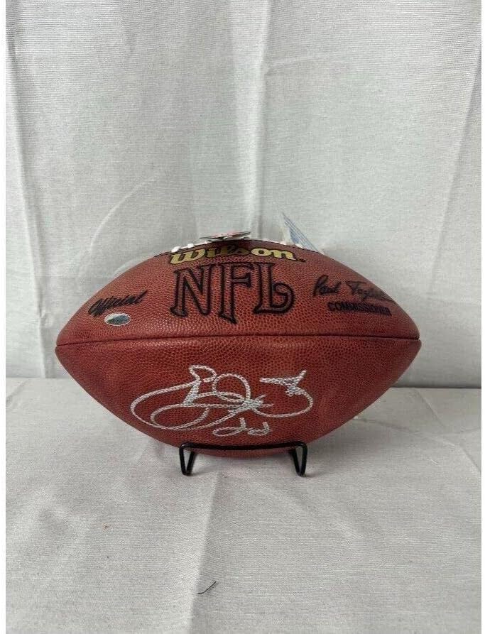 Emmitt Смит Подписа на Уилсън С Автограф на Футбол NFL Tristar - Футболни топки С Автографи