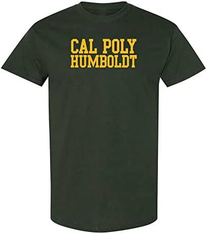 На база единица Cal Poly Humboldt Lumberjacks, Тениска Отборен Цвят, Колеж, Университет