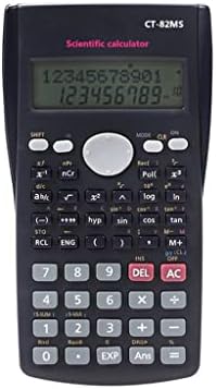 Преносим Компактен научен калкулатор QUUL с 12-Фигурални 2-Линий по-Голям Дисплей, Статистически регистър на