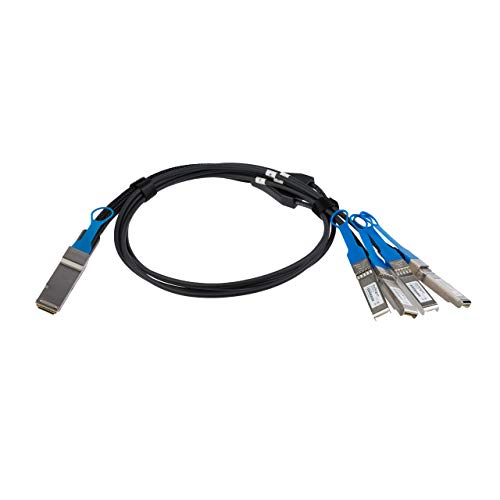 StarTech.com MSA Некодированный Съвместим 1 м 40 Г QSFP + с 4x SFP + свързващ кабел за директно свързване на