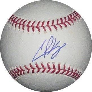 Кейси Кели е подписал Официален договор с Висша лига бейзбол - Холограма MLB (Атланта Брейвз) - Бейзболни топки