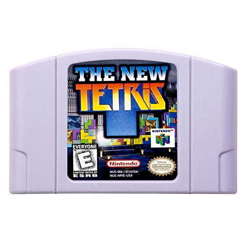 Нова игра касета N64 Нова игрова карта Tetris американската версия NTSC конзола за N64