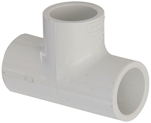 Фитинг за тръба от PVC серия Спиърс 401, чай, схема 40, бял, гнездо 1/2 (опаковка от 10 броя)
