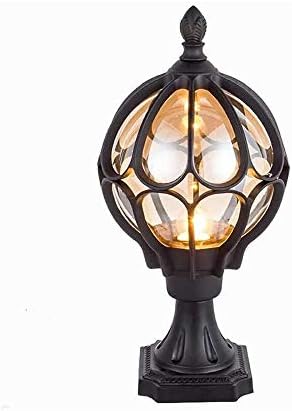 SXYMKJ Външния Свят Озеленяване Лампа в Селски Стил, Лампа-Колона, Лампа Classic E27, Основен Стълб, Лампа-Глобус,