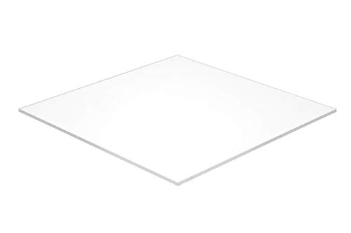 Акрилен лист от плексиглас Falken Design, Бял Непрозрачен (3015), 4 x 6 x 1/4