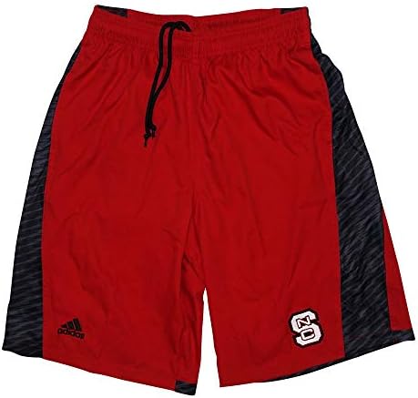 мъжки футболни Страничните къси панталони adidas NC State Wolfpack NCAA Червен Цвят