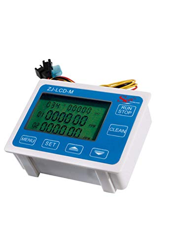GREDIA Цифров LCD дисплей Количествен Контролер за Контрол вода + 3/4 поток Сензор с ефект на Хол Разходомер