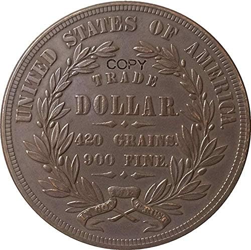 Монета на повикване 1873 Монети на САЩ в размер на 1 долар Копие Монети Тип 1 Копие Колекция Бижута Подаръци Колекция от монети