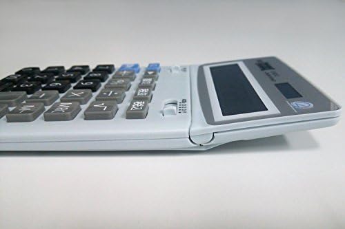 Настолен калкулатор Adesso Medium с 12-фигурални по-голям дисплей, D-9012 Сив