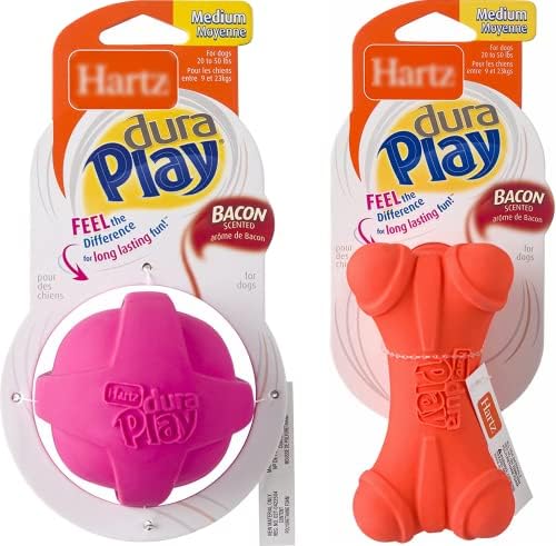 Комплект играчки HDP Dura Play Flex Цвят: Средно топката в опаковка от 4 броя