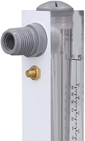 Разходомер течност FTVOGUE Панел Акрилен Прозрачен Регулируема Разходомер течност с Регулаторния клапа за Кислород