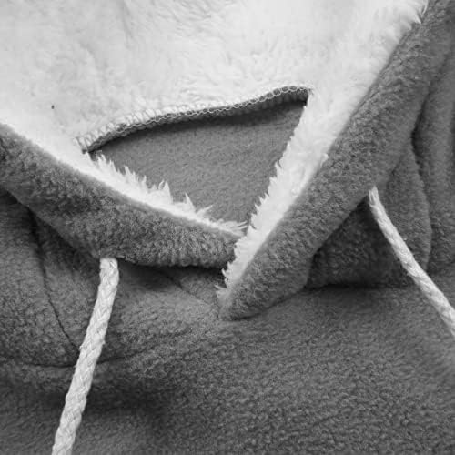 Hoody с качулка за Кучета и котки, Дамска Есенно-Зимна Hoody, мек вълнен плат Свободен Пуловер С Качулка За