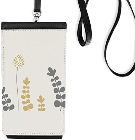 Dandelion s Art Телефон в Чантата си Портфейл Висящ Калъф За Мобилен Телефон, Черен Джоба