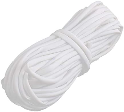 X-DREE PVC standalone, маркировъчна тръба 2.5 мм Вътрешен диаметър от 15 м, в Бял цвят за вашия принтер идентификация