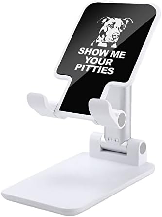 Покажи Ми Своите Питтисов Pitbull Регулируема Поставка за Мобилен Телефон Сгъваеми Преносими стойка за Таблети