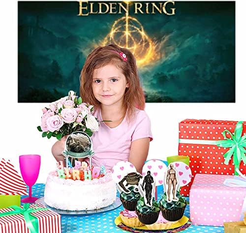 Elden Ring, видеоигри, аксесоари за парти по случай рожден ден, украса за торта, балони, сувенири, фон, знаме,