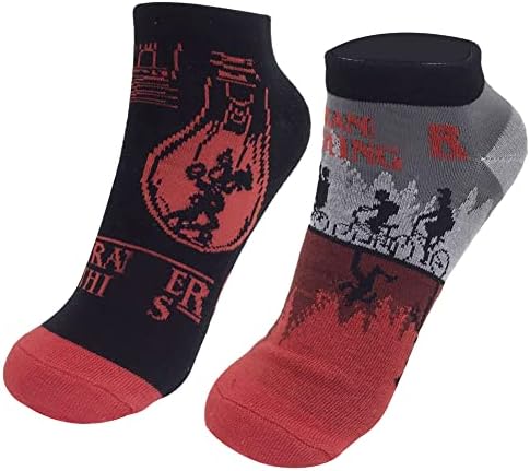 2 чифта Чорапи за Щиколотке, Чорапи на Непознати Тема, Чорапи с Непознат Герой, Къси Чорапи на Щиколотке, Спортни