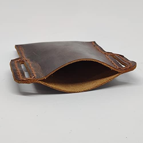 Чанта-кобур от естествена кожа за Честта 8C, Калъф за вашия телефон ръчна изработка от естествена кожа, Изработен