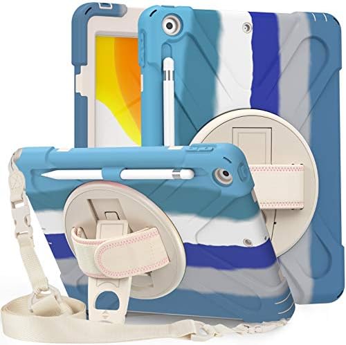 Калъф-чанта за таблети GUOSHU серия Three-in-one със защита от удари за iPad 10.2 (2019/2020), защитени от падане,