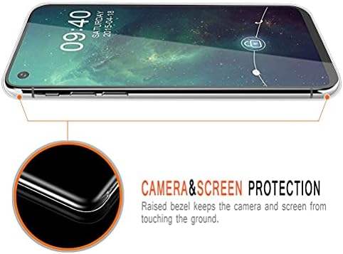 Eouine за Samsung Galaxy A32 4G калъф [6,4 ] Прозрачен модел Ултра-устойчив на удари Със защита от надраскване Мек Гел TPU Силиконов делото Броня Калъф от Кожа за Samsung A32 4G (бяло цвете