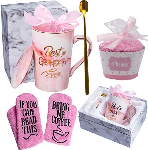 Кафеена чаша за бабушкиных подаръци Mugpie - Забавни подаръци за Деня на Майката, рожден Ден, коледа, Коледни
