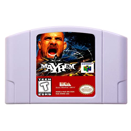 Нова Игра Касета N64 WCW Mayhem Американската Версия NTSC За Игра на карти Конзола N64