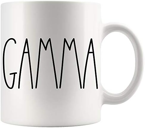 Moon9xx Гама-чаша | Кафеена чаша В стил Gamma Rae Dunn | В стил Rae Dunn | На Ден майки / бащи Ден | Фамилна