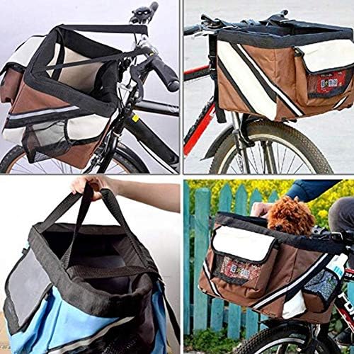 LIANXIAO - Велосипедни Пренасяне за кучета, Лесно за Инсталиране Свалящ Велосипедна чанта с Големи Странични