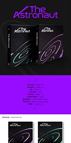 Cd-диск с 1 м сингъл BTS ДЖИН The Astronaut + Сгъваема плакат в опаковка + Книга + Лирична картичка + Картичка