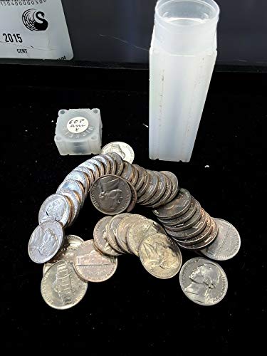 1960 P Пълно преобръщане (40 монети) Jefferson Nickels - Скъпоценен камък БУ - Оригинал - Диамант, Без лечение