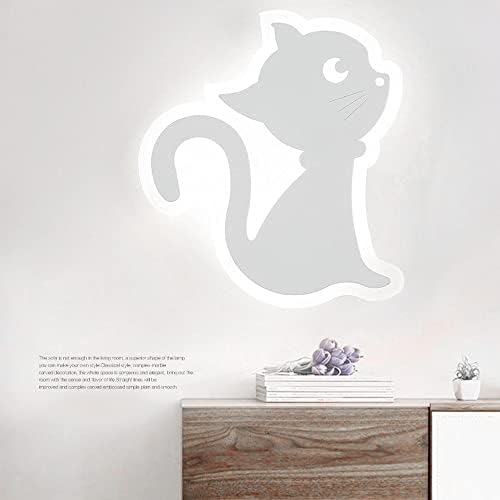 Стенни Лампи FEHUN, Led, с монтиран на стената Лампа с мощност 12 W за детска Спалня - Творчески осветителни Тела под формата на Мультяшного Котка, Съвременно Стенни Аплиц