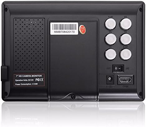 EACHSHOT Lilliput 7-инчов LCD монитор 1080P интерфейс HDMI, ypbpr компонент, специална Кърпа за почистване на