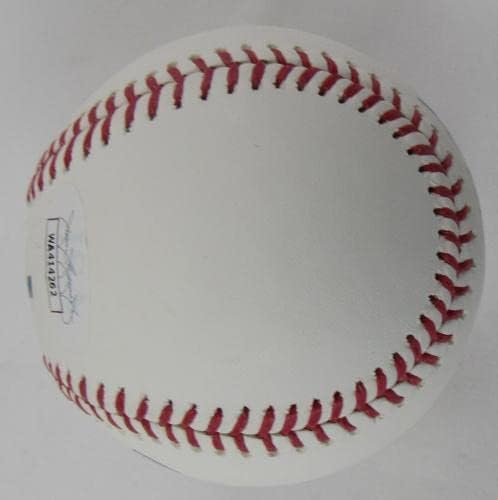 Рон Мариначчо Подписа Автограф Свидетел Rawlings Baseball JSA - Бейзболни топки С Автографи
